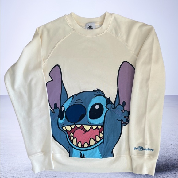 AUTHENTIC DISNEY WORLD STITCH CREWNECK -RARE - Picture 1 of 2